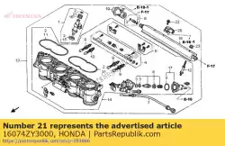 Aqui você pode pedir o anel-o em Honda , com o número da peça 16074ZY3000: