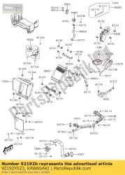 Here you can order the tube,drain from Kawasaki, with part number 92192Y023: