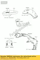 560541113, Kawasaki, marque, réservoir de carburant, kawasaki klz100 kawasaki klz 1000 2013, Nouveau