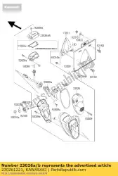 Qui puoi ordinare lente, licenza da Kawasaki , con numero parte 230261221: