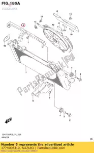 suzuki 1774008J10 bracket comp, ra - Lado inferior