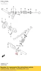 Here you can order the nut adjusting from Suzuki, with part number 1284327A00: