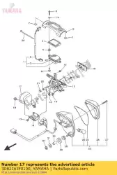 Qui puoi ordinare copertura, parafango posteriore 3 da Yamaha , con numero parte 3D82163F0100: