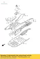 4812549F00Y0J, Suzuki, couvercle, carburant ay50a suzuki uh burgman  uh125 125 , Nouveau