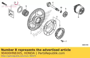 Honda 90400HN8305 ring set - Onderkant