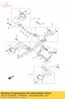 1PLH33200000, Yamaha, gruppo luci lampeggianti anteriori yamaha ns 50 2013 2014 2016, Nuovo