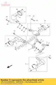 yamaha 1PLH33200000 gruppo luci lampeggianti anteriori - Il fondo