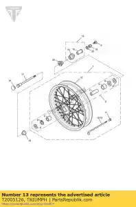 triumph T2005126 spaak voorzijde buitenste - Onderkant