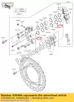 430490030, Kawasaki, embalaje zr800ads kawasaki  z 800 900 2013 2014 2015 2016 2017 2018 2019 2020 2021, Nuevo