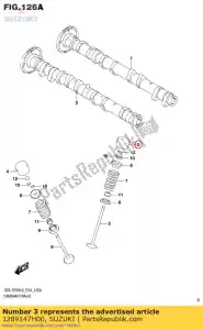 suzuki 1289147H00 stoter - Onderkant