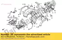 90142KG8000, Honda, bullone, impostazione della copertura honda cn helix spazio  cn250 1 trx500fa fourtrax foreman 250 500 , Nuovo