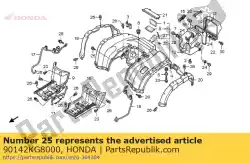 Here you can order the bolt, cover setting from Honda, with part number 90142KG8000: