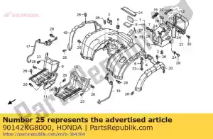 Honda 90142KG8000 bolt, cover setting - Bottom side