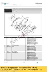 Piaggio Group CM02470100RE upominek - Dół