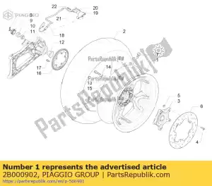 Piaggio Group 2B000902 roue arrière 4.50x 