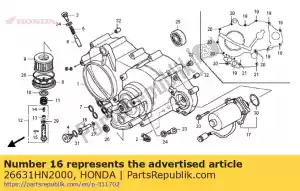 Honda 26631HN2000 pipe comp.,feed - Bottom side