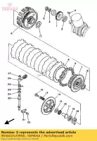 905602525900, Yamaha, entretoise (47x) yamaha rd tdr tzr 250 500 1985 1987 1988 1989 1990, Nouveau