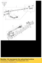 Aquí puede pedir tornillo, shld, m8 x 1. 25, slv, enc de Triumph , con el número de pieza T3331614: