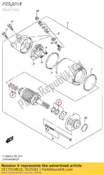 Here you can order the washer set from Suzuki, with part number 3117019B10: