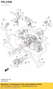 suzuki 1357529G01 o ring - Bottom side