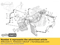 AP8102677, Aprilia, verdeelstuk, Gebruikt