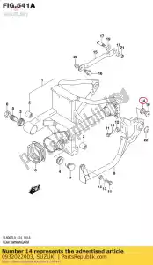 Suzuki 0932022003 cushion,rr swga - Bottom side