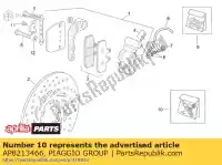 AP8213466, Piaggio Group, Sworznie + spr??yny zacisku aprilia  leonardo 250 1999 2000 2001 2002 2003 2004, Nowy