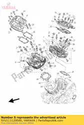 Qui puoi ordinare spina, cieco 1 da Yamaha , con numero parte 5YU111120000: