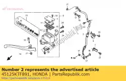 Ici, vous pouvez commander le tuyau comp. A, fr. Frein auprès de Honda , avec le numéro de pièce 45125KTF891: