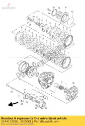 Here you can order the plate,clutch sl from Suzuki, with part number 2144131E00: