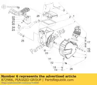 872966, Piaggio Group, pakking aprilia gilera  gp srv zapm55103, zd4m55104, zapm55104 800 850 2007 2009 2012 2016 2017 2018 2019, Nieuw