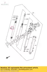 Qui puoi ordinare primavera, forchetta fr da Suzuki , con numero parte 5117140J00: