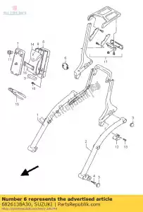 Suzuki 6826138A30 emblema - Lado inferior