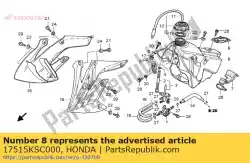 Ici, vous pouvez commander le pas de description disponible pour le moment auprès de Honda , avec le numéro de pièce 17515KSC000: