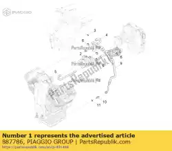 Tutaj możesz zamówić zbiornik do przedmuchiwania od Piaggio Group , z numerem części 887786: