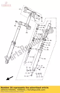 yamaha 26H231440000 sigillo, polvere - Il fondo