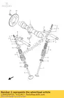 1284020H10, Suzuki, Arm comp,valve suzuki gw inazuma gwf 250, New