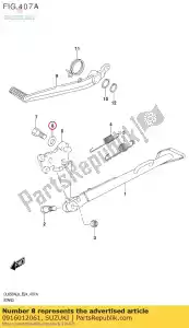 suzuki 0916012061 washer - Bottom side