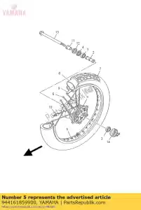 yamaha 944161859900 cerchio (1.60-18) - Il fondo