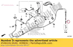 Qui puoi ordinare molla, cavo di parcheggio da Honda , con numero parte 45461HL3A40: