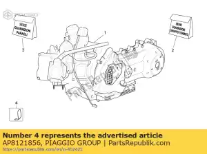 Piaggio Group AP8121856 cable-guide - Bottom side