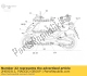 Right lower band decal under-footrest Aprilia 2H000313