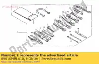 89010MBL610, Honda, brak opisu w tej chwili honda nt 650 1998, Nowy