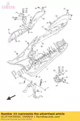 Tutaj możesz zamówić wspornik 3 od Yamaha , z numerem części 5C2F74430000: