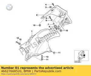 bmw 46627668520 achterspatbord - afbeelding 9 van 9