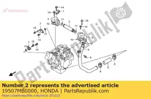 honda 19507MB0000 rura, ??czenie - Dół