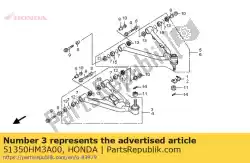 Qui puoi ordinare nessuna descrizione disponibile al momento da Honda , con numero parte 51350HM3A00: