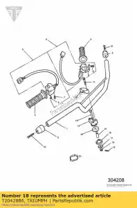 triumph T2042886 noot - Onderkant