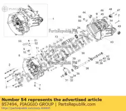 Here you can order the o-ring from Piaggio Group, with part number 857494: