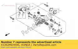 Aquí puede pedir brazo de Honda , con el número de pieza 43362MEH006: